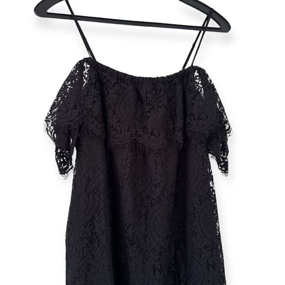 Madewell Dusklace Off The Shoulder Dress Size 12 - Picture 3 of 7